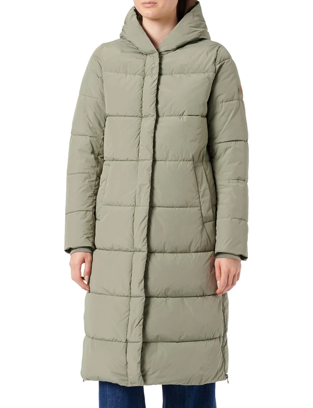 camel active Women's moderner Puffermantel Coat, Braun, 36