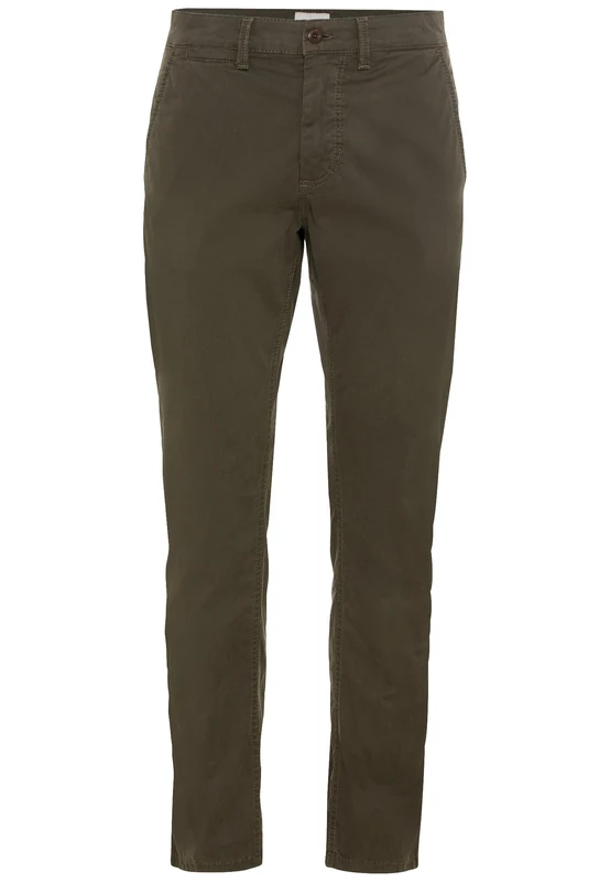 camel active Men's Herren Slim Fit Chino Dunkel, Menswear-34/34 Pants, Dark Khaki, 34 W/34 L