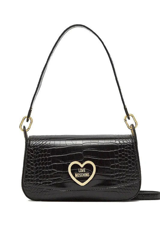Love Moschino Women's Shoulder Bag, Black, One Size, Black, 26X14X6