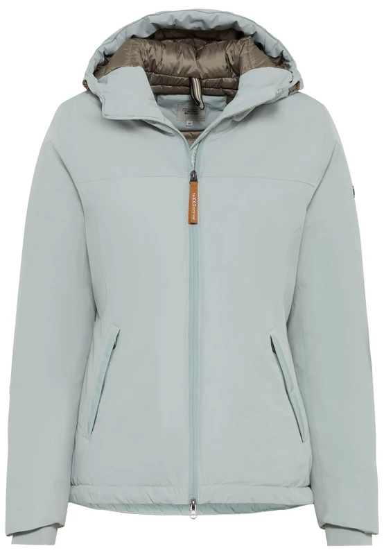 camel active Women's Short Sporty Texxactive Jacket, Gray, 44