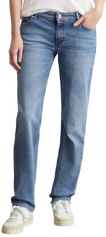 Marc OߴPolo Women's Straight Fit Jeans with Stretch, Blue (Sustainable Clean Blue Wash), W31/L34