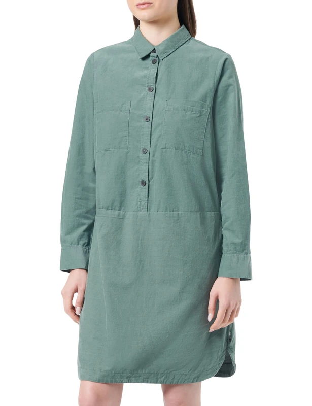 camel active Women's Dress, Smoke Khaki, XS