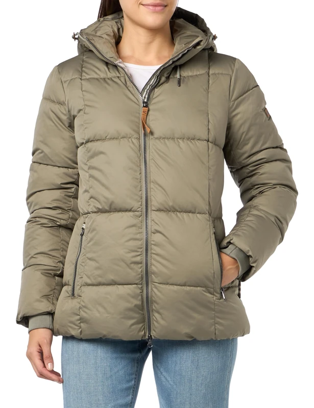 camel active Women's 320700/2f50 Parka Coat , Sage,8