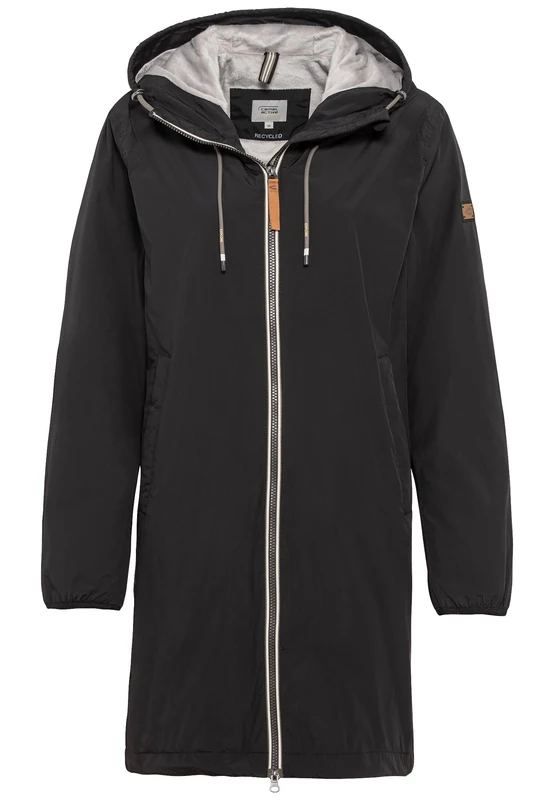 camel active Women's Windbreaker Coat, Black, XS/S