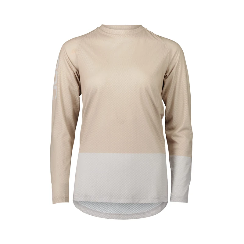 POC Womens W's MTB Pure LS Jersey, Lt Sandstone Beige/Granite Grey, XS UK