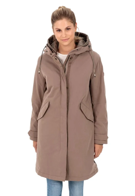 camel active Women's 310830/2F44 Coat, Braun, 36