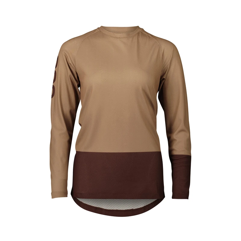 POC Womens W's MTB Pure LS Jersey, Jasper Brown/Axinite Brown, XL UK