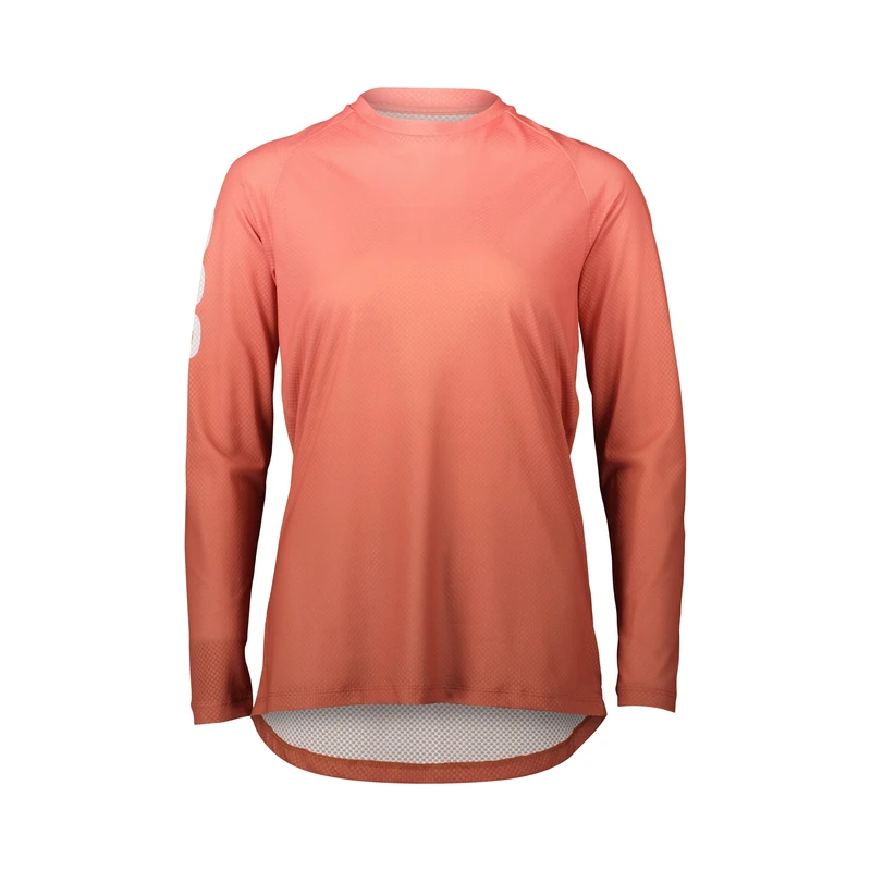 POC Womens W's Essential MTB Lite LS Jersey, Gradient Ammolite Coral, XS UK