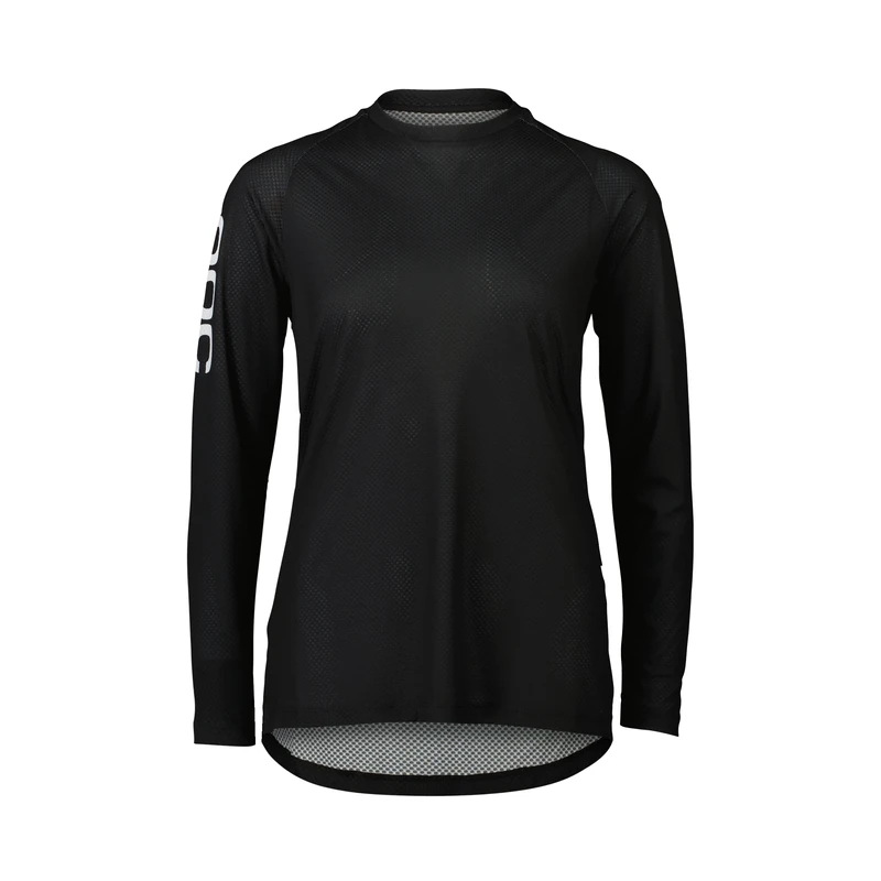 POC Womens W's MTB Pure LS Jersey, Uranium Black, UK