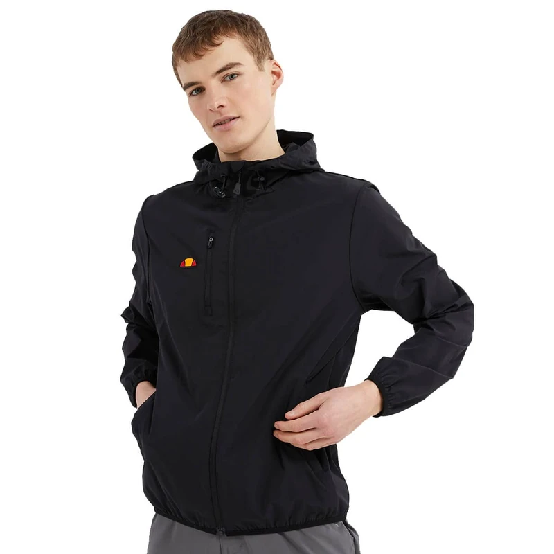 ellesse Men's Losali Jacket, Black, S UK