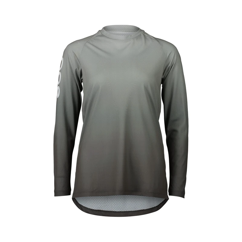 POC Womens W's Essential MTB Lite LS Jersey, Gradient Sylvanite Grey, XL UK