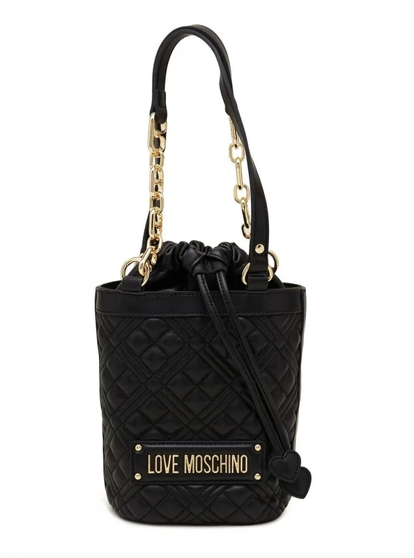 Love Moschino Women's JC4165PP0H Shoulder Bag, Black, 24X15X11