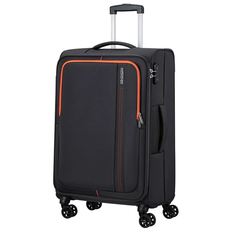 American Tourister Sea Seeker - Spinner M, Case, 68 cm, 61 L, Charcoal Gray
