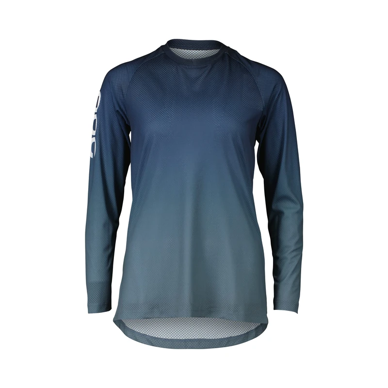 POC Womens W's Essential MTB Lite LS Jersey, Gradient Turmaline Navy, XS UK