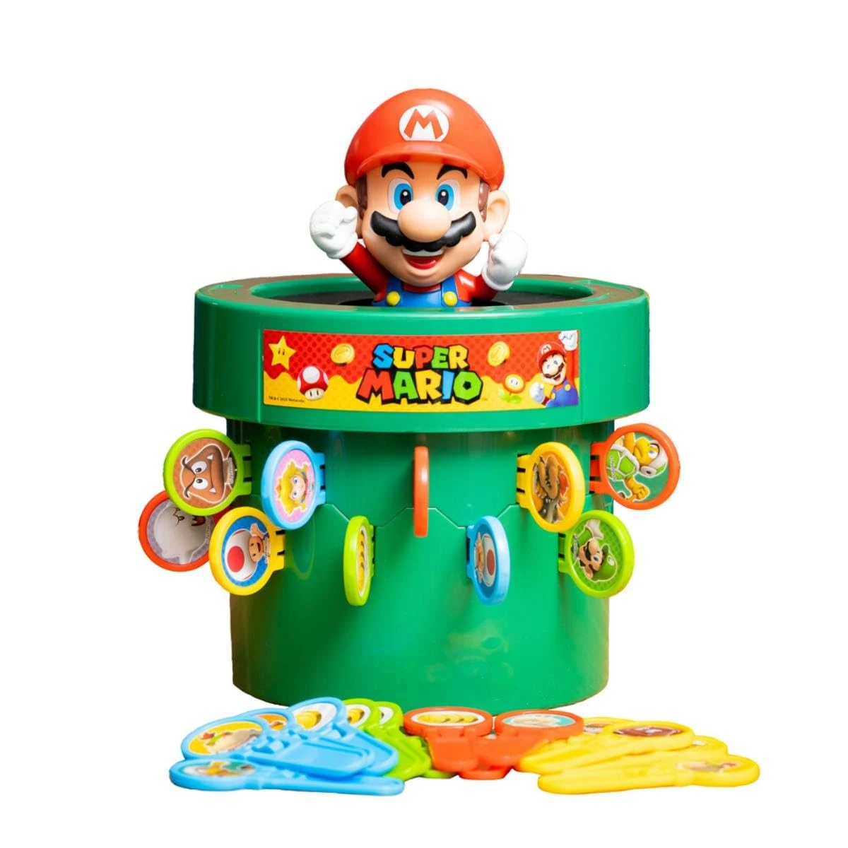 TOMY Pop Up Super Mario Board Game | 2-4 Players | Boys & Girls Aged 4 and Up | Family & Preschool