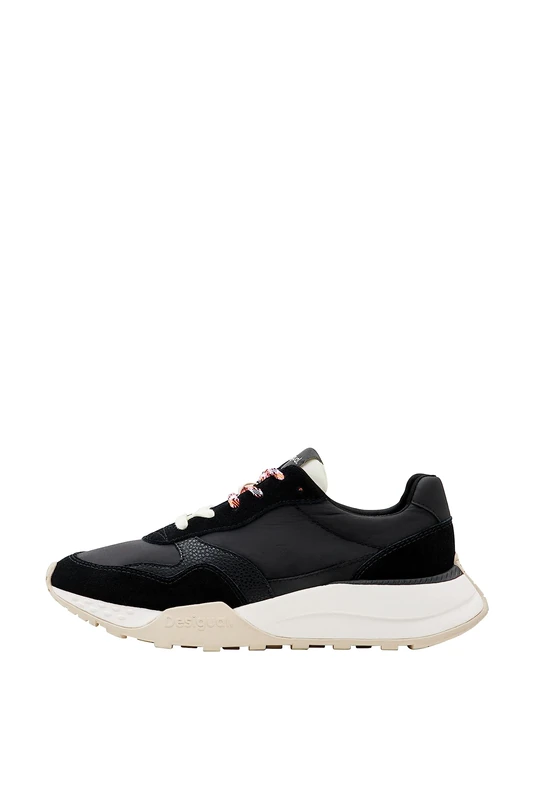 Desigual Women's Easy Jogger Shoes, Black, EU 38, Black, 5 UK
