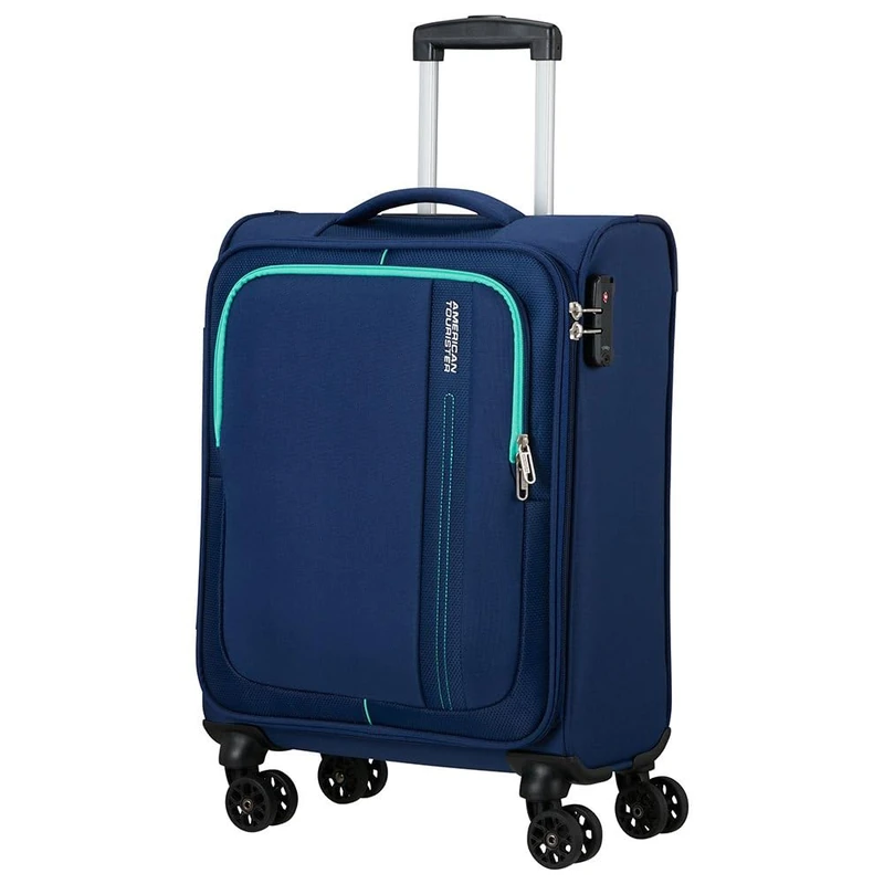 American Tourister Sea Seeker - Spinner S, hand luggage, 55 cm, 36 L, blue (Combat Navy)