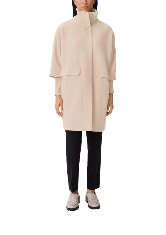 Comma (NOS) Women's 60.2.61.16.151.2137247 Wool Blend Coat, 81w7, 44