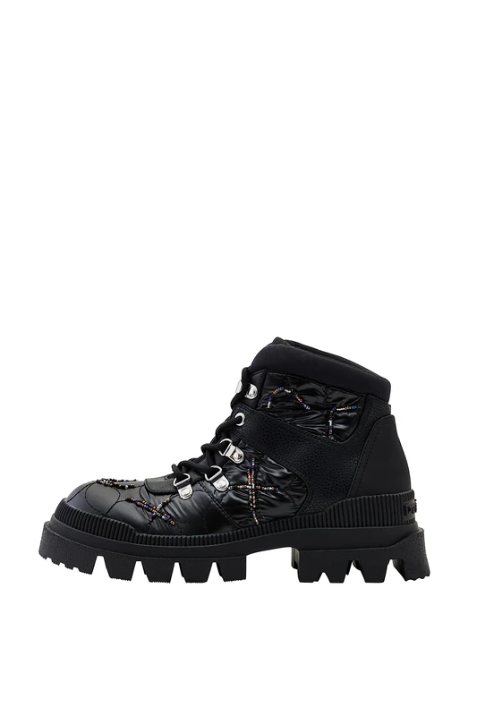 Desigual Women's Shoes_Track Hiking Mid Calf Boot, Material finishes, 5 UK