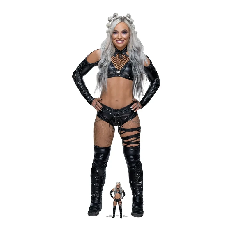 Star Cutouts SC4191 WWE Liv Morgan Lifesize Cardboard Cutout with Mini – Wrestling Party Decoration, Event Display & Collector Gift