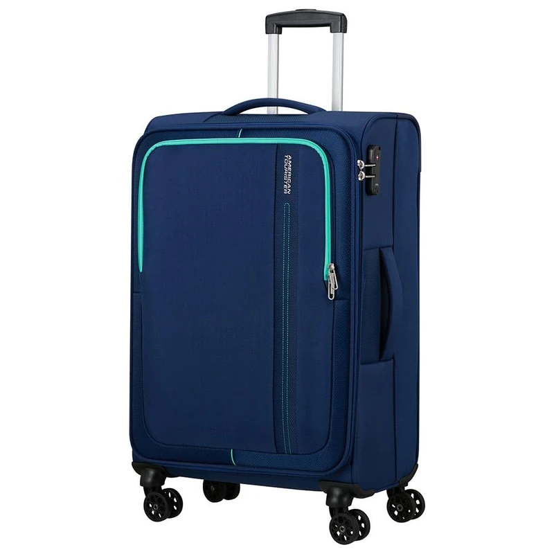 American Tourister Sea Seeker - Spinner M, Case, 68 cm, 61 L, Blue (Combat Navy)