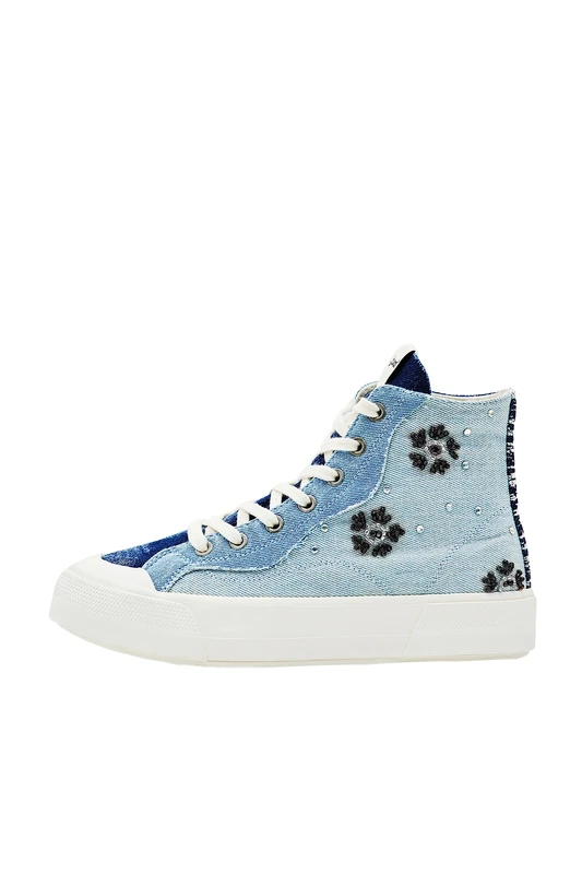 Desigual Women's Shoes Crush High D, Blue, 6 UK - Image 1
