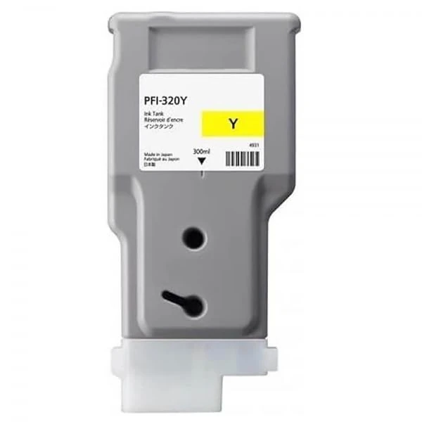 Canon PFI320 Yellow Generic Pigmented Ink Cartridge - replaces 2893C001