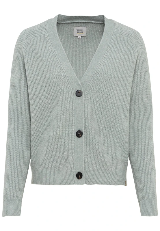 camel active Women's Sweatshirt, White, L