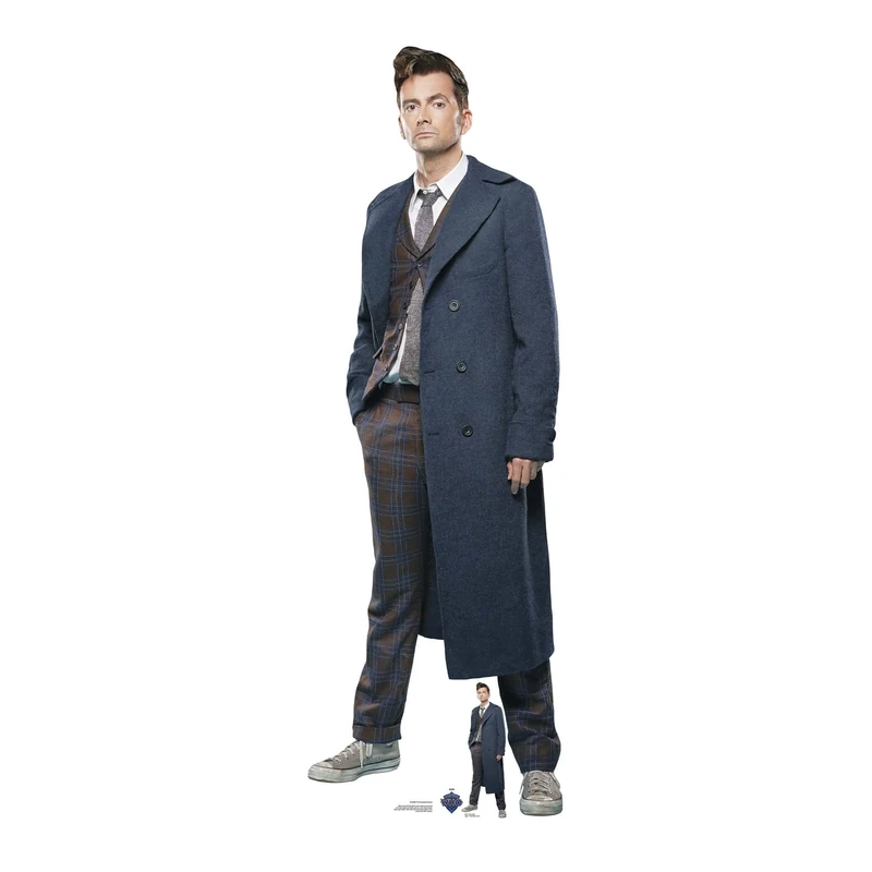 Star Cutouts SC4206 Doctor Who Tenth Doctor David Tennant Lifesize Cardboard Cutout – Fan-Favourite Doctor Display for Collectors