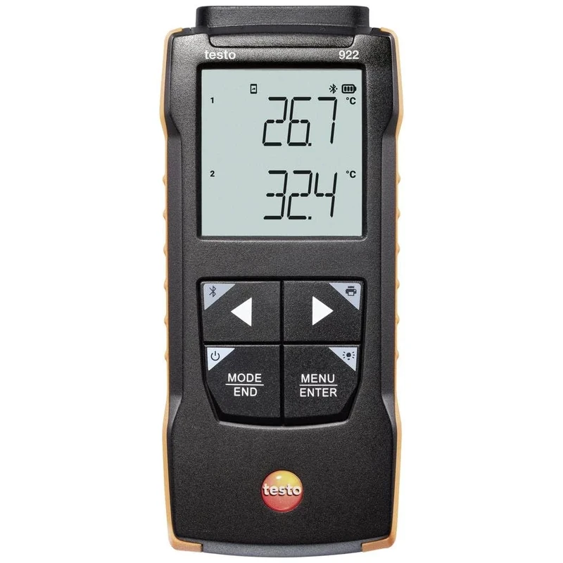 testo 922 - Differential temperature measuring instrument for TC Type K with App connection