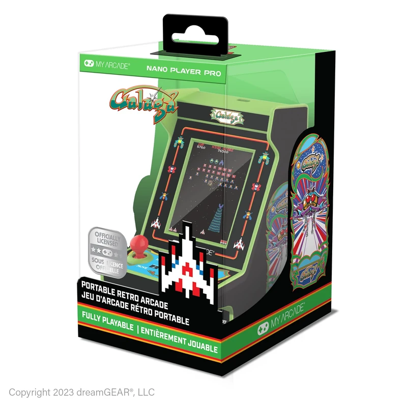 My Arcade DGUNL-4197 Galaga/Galaxian Nano Player Pro Portable Retro Arcade (2 GAMES IN 1) - Image 1