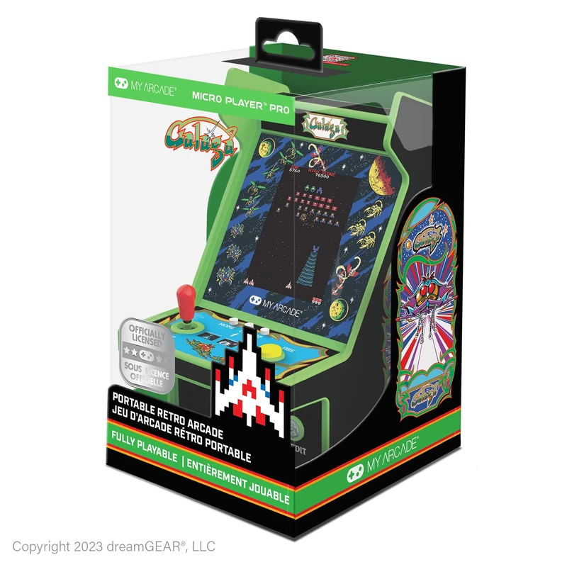 My Arcade DGUNL-4195 Galaga/Galaxian Micro Player Pro Portable Retro Arcade