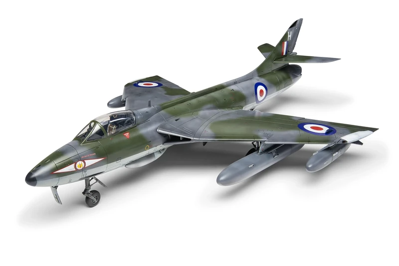 Airfix Model Set - A09192 Hawker Hunter FGA.9/FR.10/GA.11 Model Building Kit - Plastic Plane Kits for Adults & Children 8+, Set Includes Sprues & Decals - 1:48 Scale