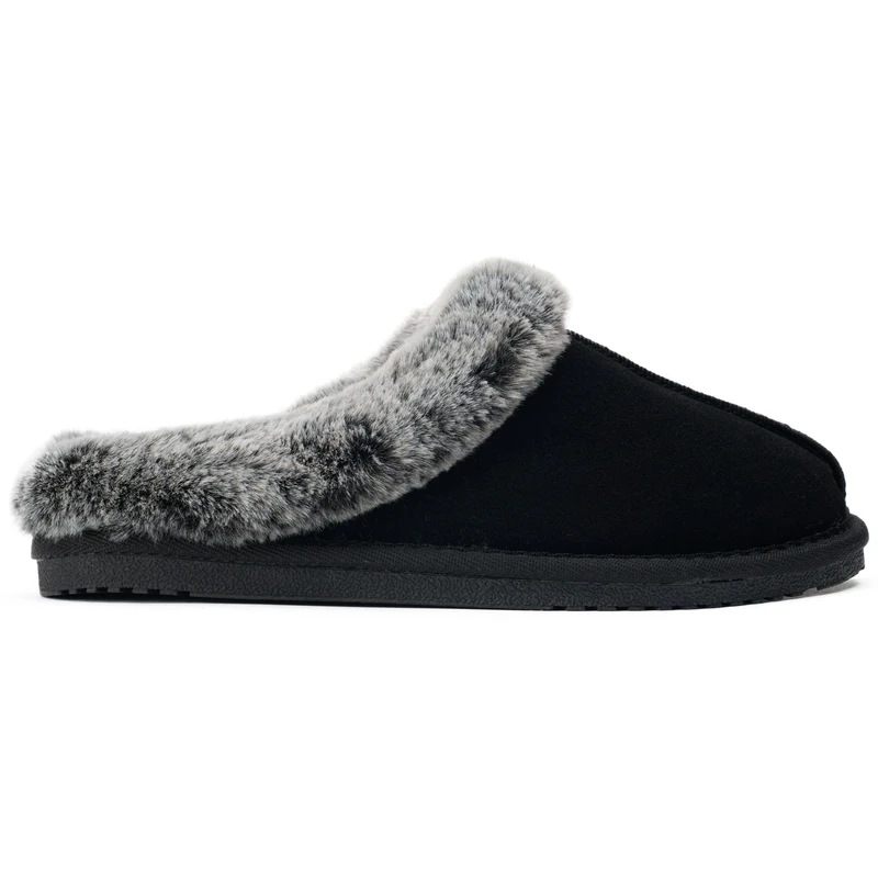 Hush Puppies Women's Amara Slipper, Black, 4 UK