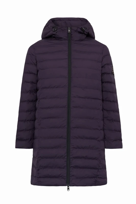 Ecoalf Women's CACERESALF JACKET WOMAN JACKET WOMAN, DARK PURPLE, 000M - Image 1