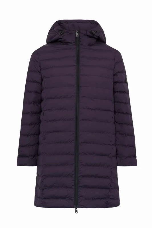 Ecoalf Women's CACERESALF JACKET WOMAN JACKET WOMAN, DARK PURPLE, 000S
