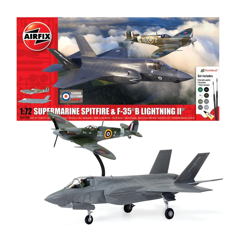 Airfix Aircraft Model Building Kits A50190 Supermarine Spitfire