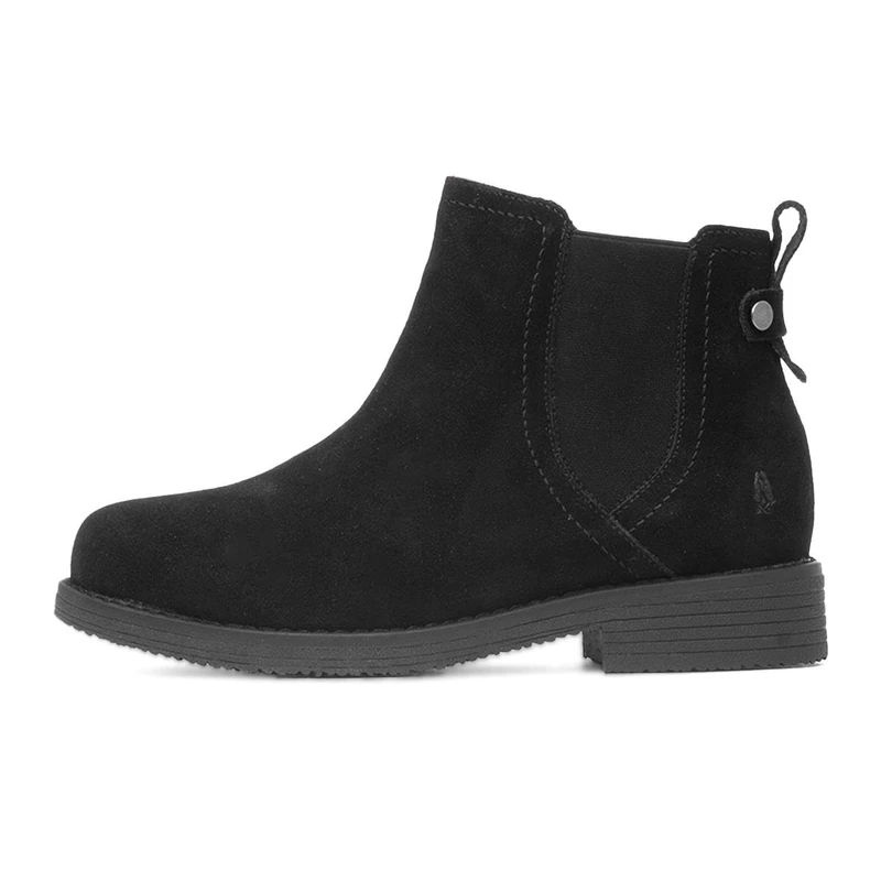 Hush Puppies Women's Maddy Wide Boots, Black, 6