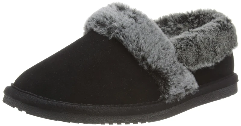 Hush Puppies Women's Ariel Slipper, Black, 8 UK