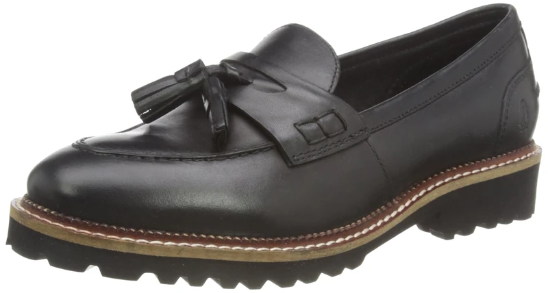 Hush Puppies Women's Ginny Loafers, Black, 6 - Image 1