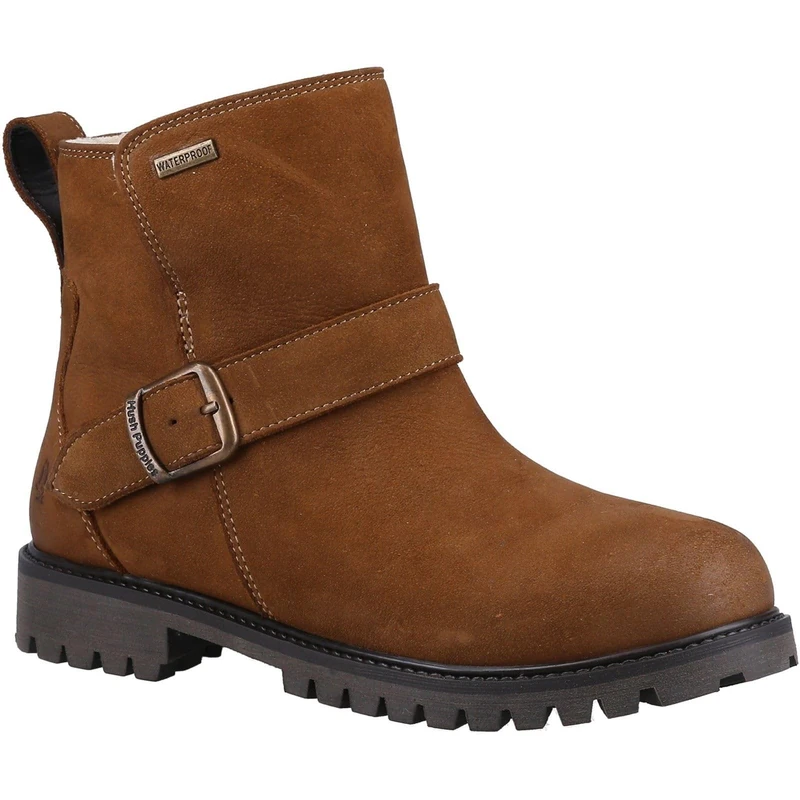 Hush Puppies Women's Wakely Boots, Tan, 3
