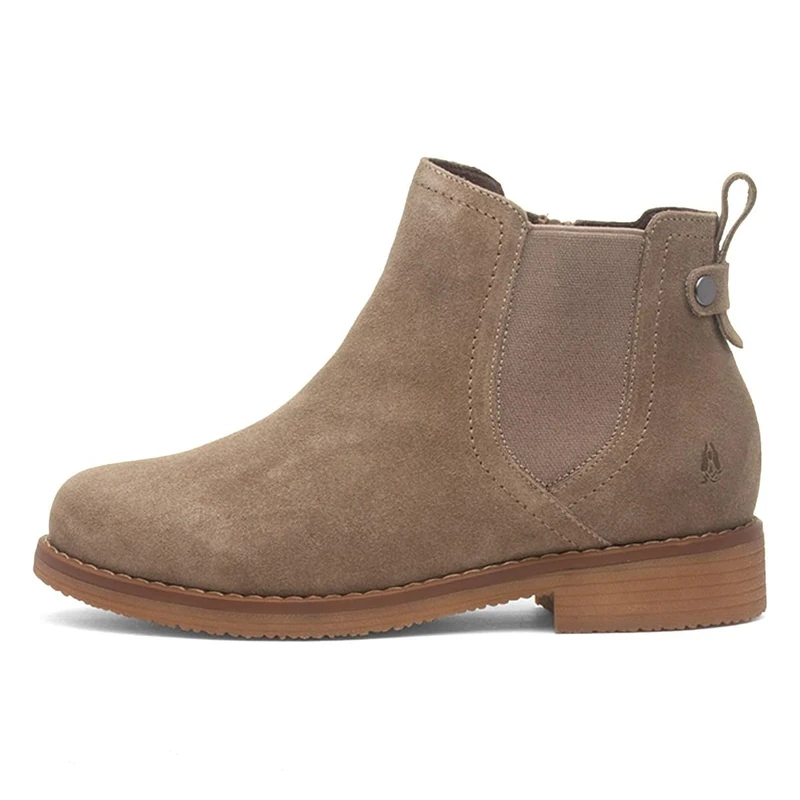 Hush Puppies Female Maddy Wide Boot, Grey, 8