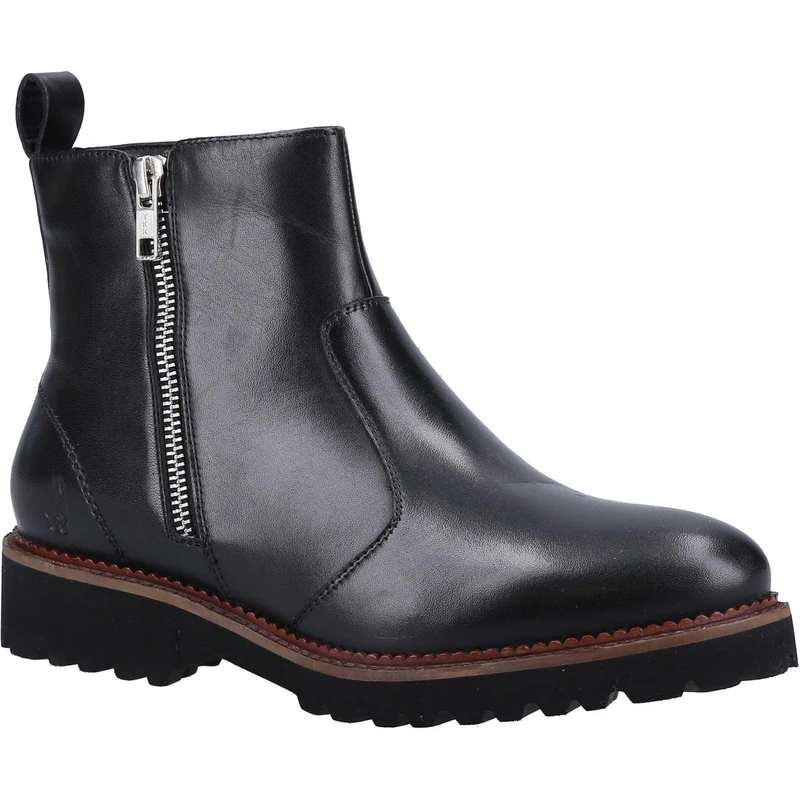 Hush Puppies Women's Grace Zip Boots, Black, 7
