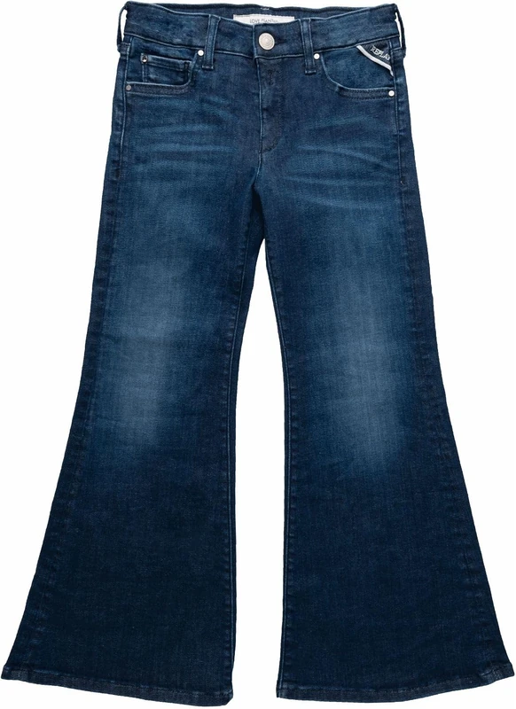REPLAY Girl's SG9365 Power Stretch Jeans, 009 MEDIUM BLUE, 8 Jahre
