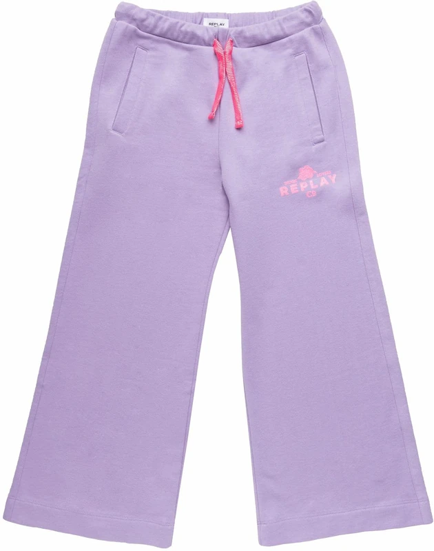REPLAY Girl's SG9389 Carbon Fleece Casual Pants, 517 LILLAC, 10 Jahre