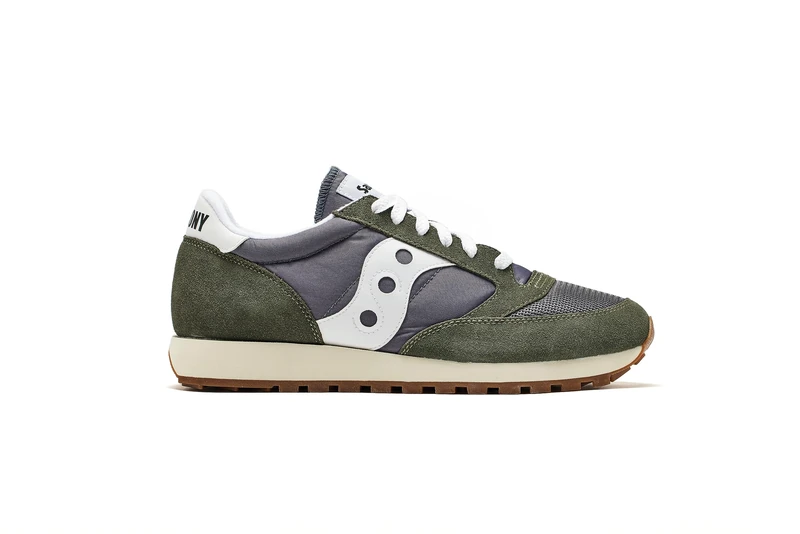 Saucony Men's Jazz Original Vintage Sneaker, Forest Grey, 7 UK