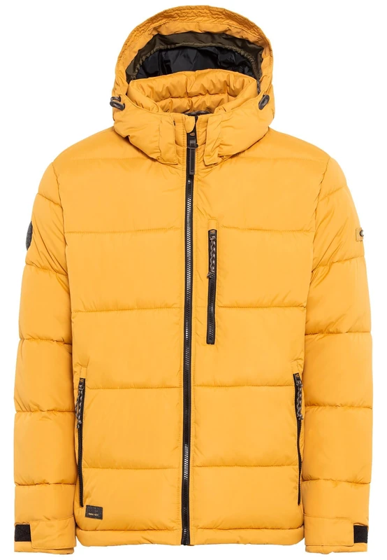 camel active Men's Basic Winter Steppjacke Jacket , Gelb,29