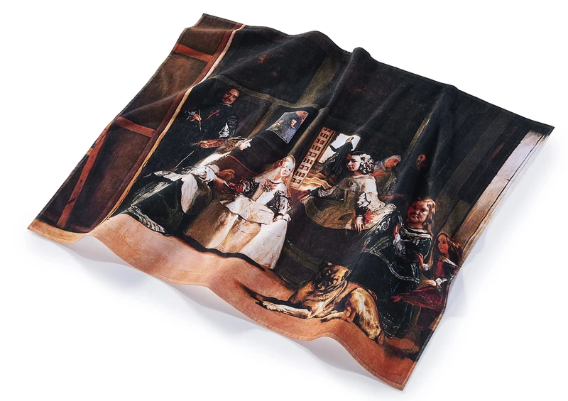 Musearta BT-DV-LM-V424223 Unisex Beach Towel with Artist Diego Velázquez Las Meninas Design Cotton 144 x 180 cm