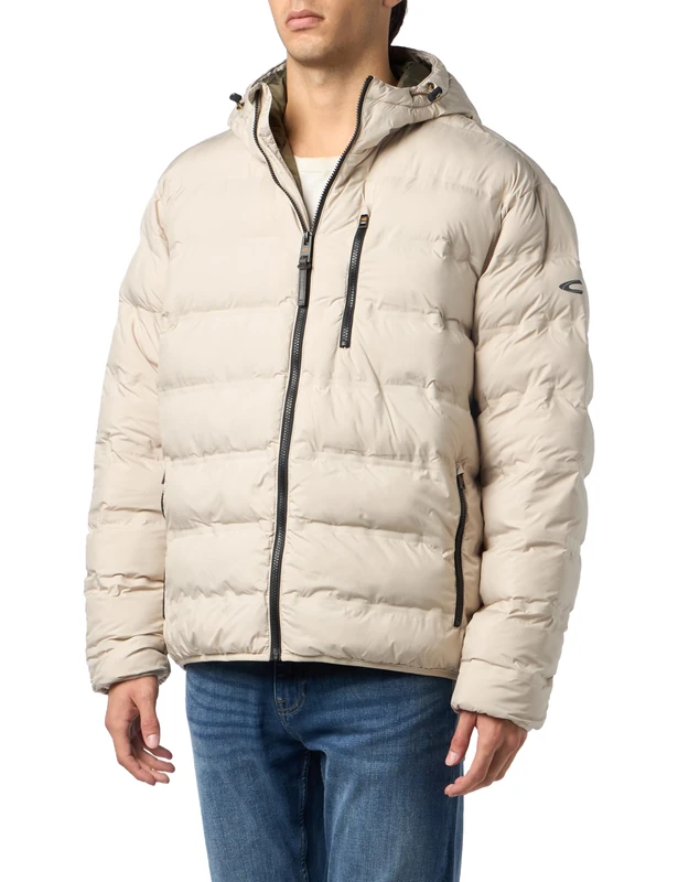 camel active Men's Wasser-und winddichter teXXactive Blouson Jacket, Weiß, 28