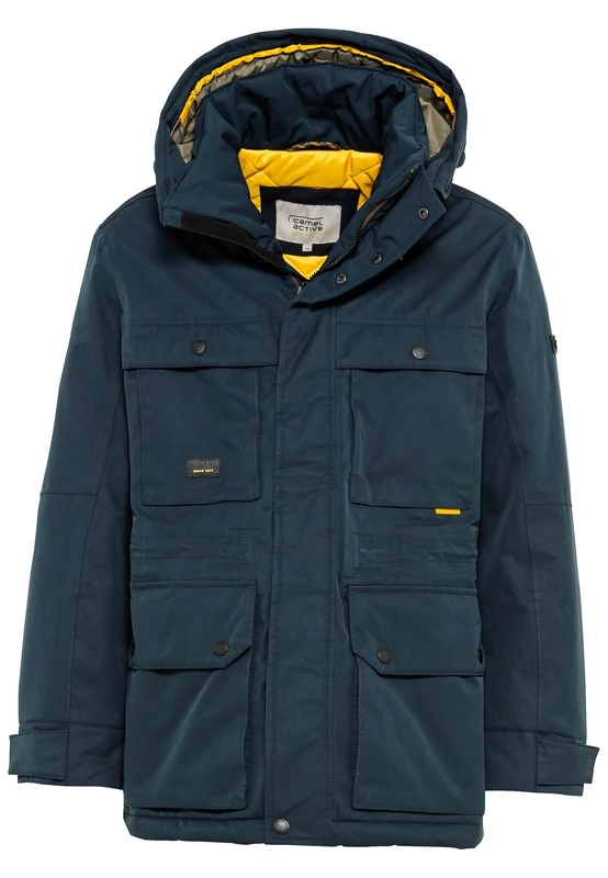 camel active Men's teXXactive Multipocket Parka Jacket, Blau, 33